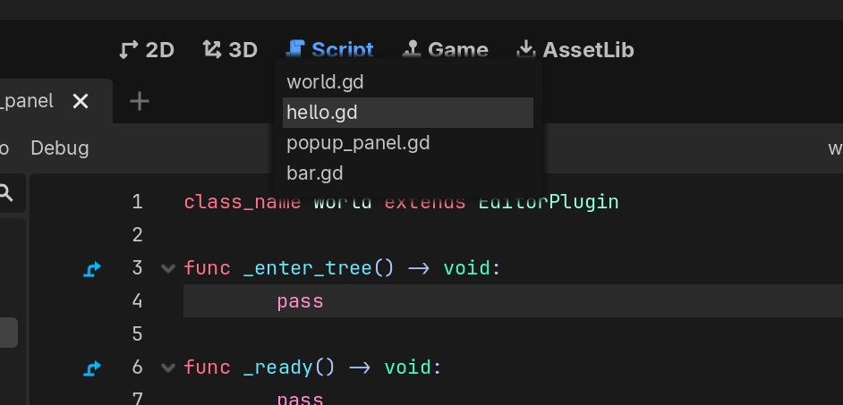 Project: Godot Script Switcher Plugin - Header Image